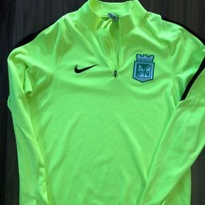 Men’s Large Athletico Nacional Nike Quarter Zip